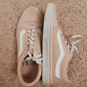 PINK AND WHITE VANS *WILL TAKE OFFERS*